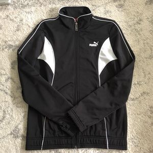 Black and white Puma Jacket